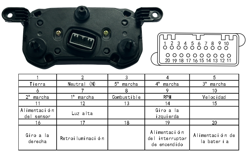 Painel digital para moto velocímetro tacômetro para (Suzuki Gixxer150 SF, Gixxer150, Suzuki GSX R150, Suzuki DR-Z4SM)