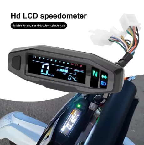 Painel digital universal para motocicletas, velocímetro e tacômetro para (Rusi KRY200, KRY150, Honda CRF 150/CRF 250, Suzuki RM Z250, RM Z450 4.Yamaha YZ125/YZ250, KTM300, KTM300 EXC, KTM300 EXC F, KTM500 EXC, Russian KR200)