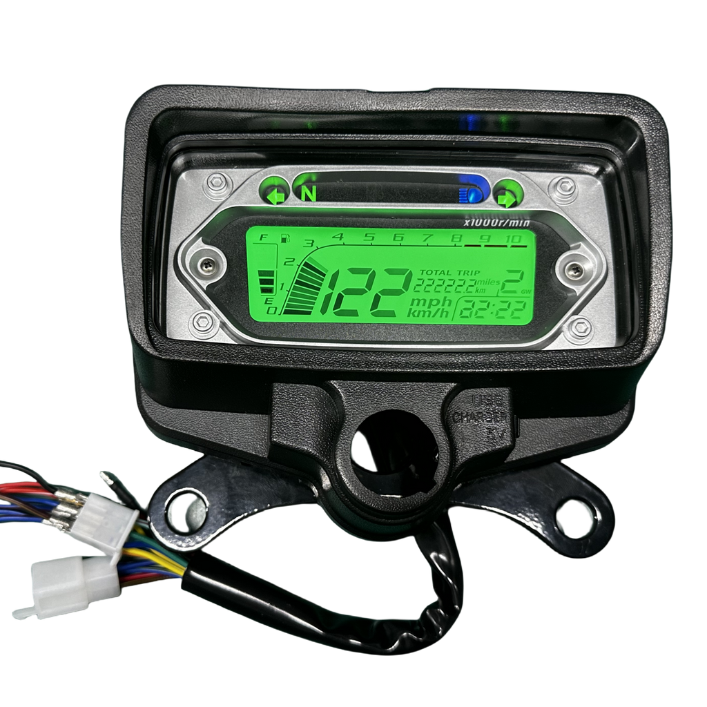 Painel digital para moto velocímetro tacômetro para (CG125 (Honda CG125, Honda TMX125, RUSI Macho Tc 125/150, Skygo Prince 125), Velocímetro Italika Ex125 Forza 125 Ft125)