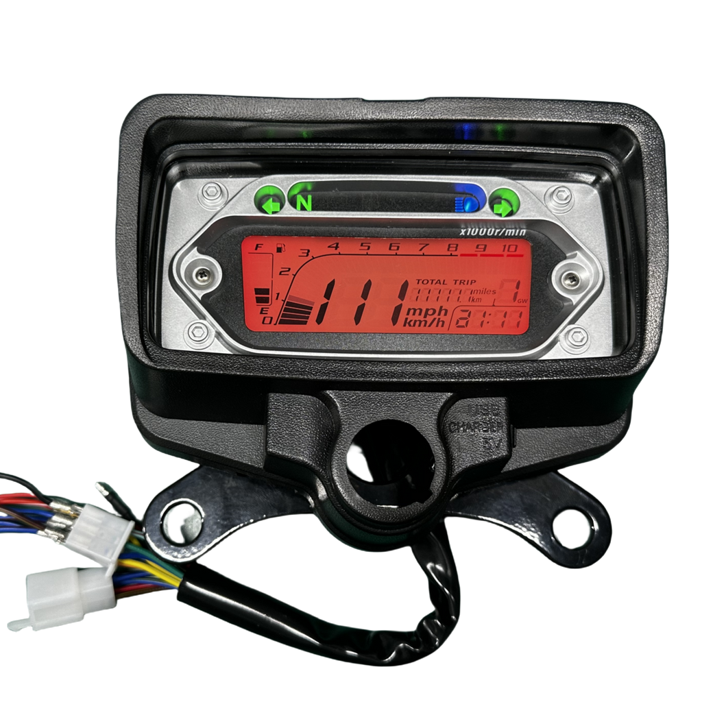 Painel digital para moto velocímetro tacômetro para (CG125 (Honda CG125, Honda TMX125, RUSI Macho Tc 125/150, Skygo Prince 125), Velocímetro Italika Ex125 Forza 125 Ft125)