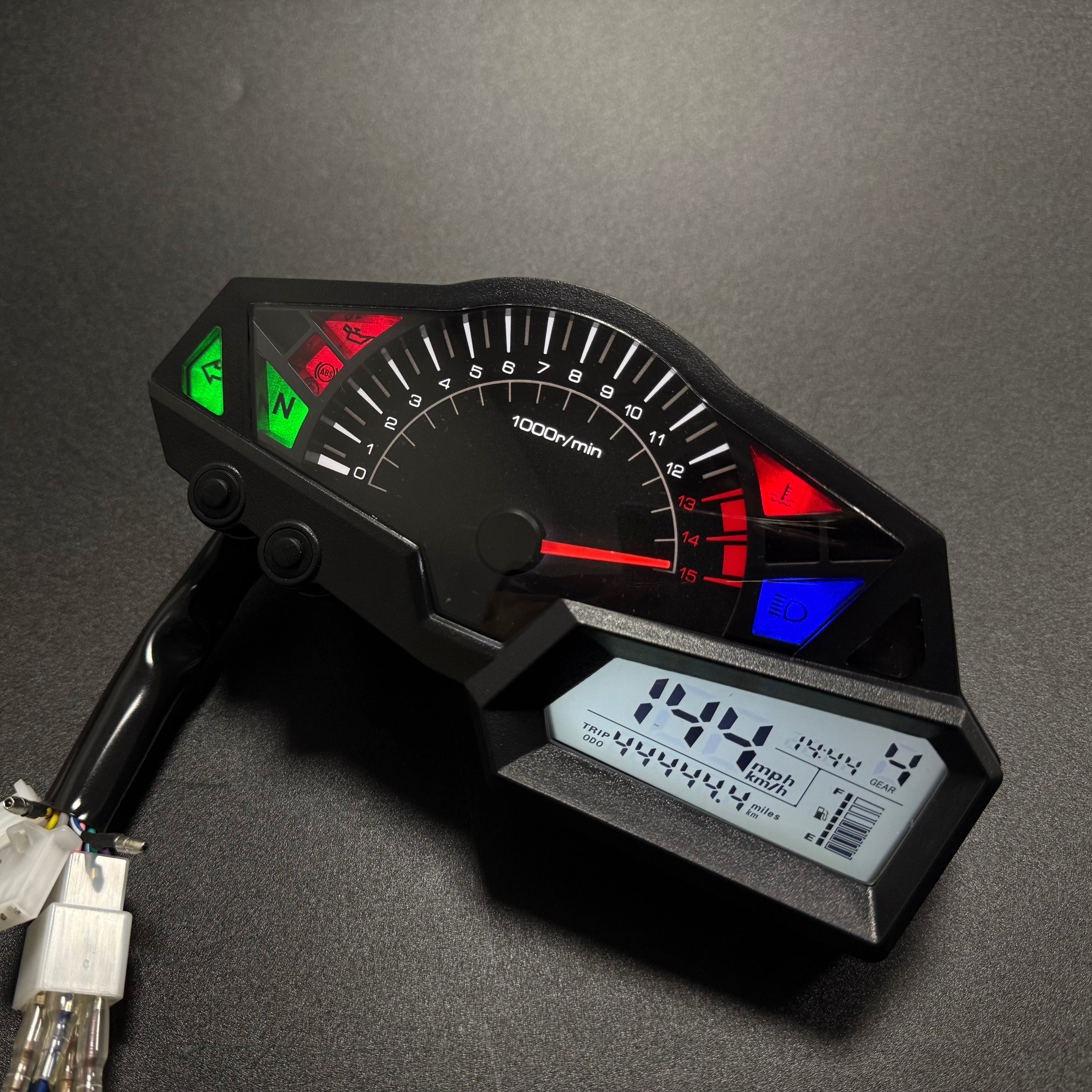 Painel digital para moto velocímetro tacômetro para (kawasaki ninja 250 fi/ z250/ 250fi 2 cilindros/ 4 tempos 2013 2014 2015 /300 /Z300 Dragon 200cc)