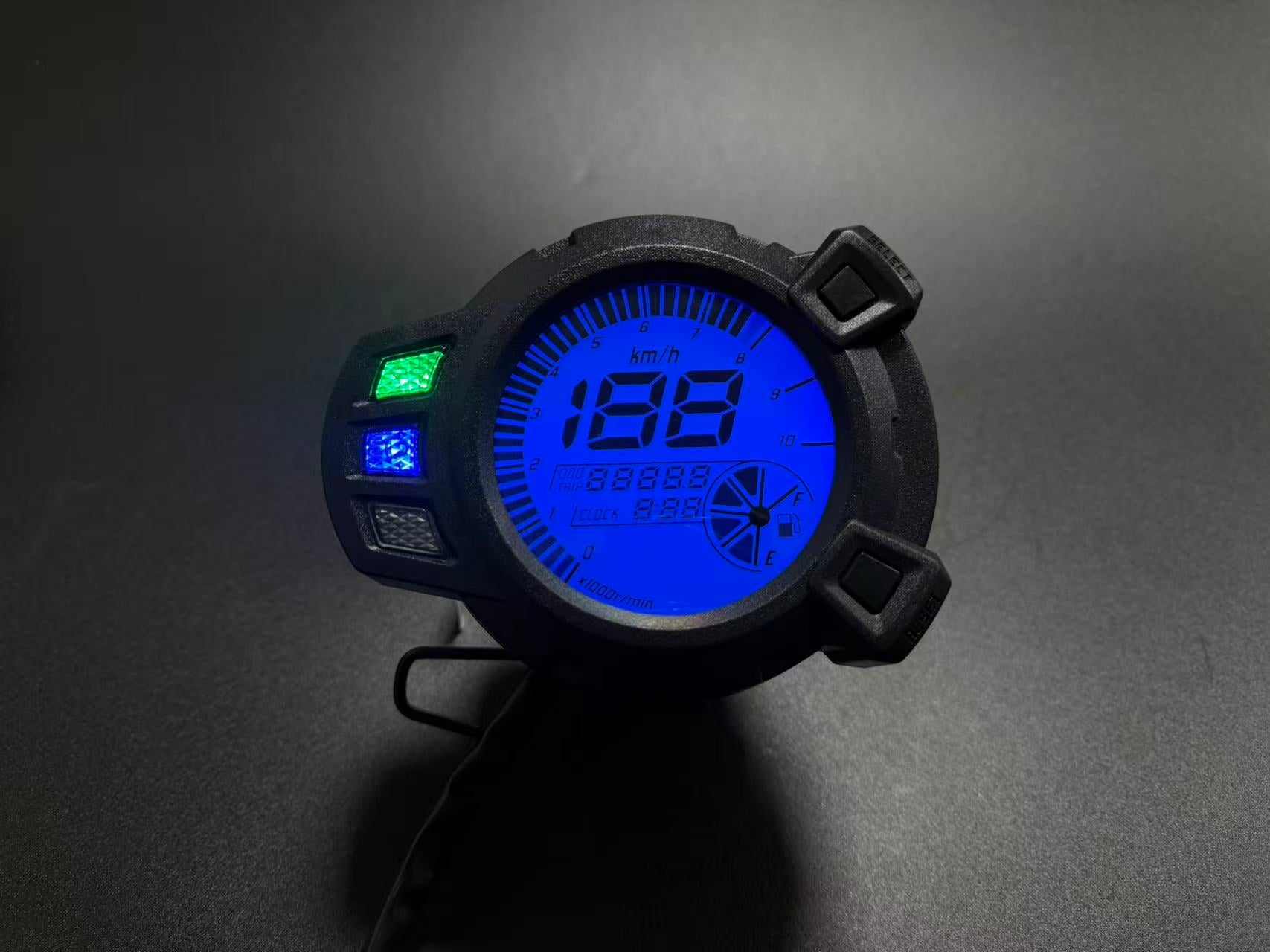 Painel digital universal para velocímetro e tacômetro de moto (Yamaha Zuma125, BWS125, YW125, Kymco Agility 125, XBWS 125, Cross 2.0 125 ccm rot, DUCONDA DUX 150, speedo/Digitalmeter KTC xride (TTX) di fino fi 115)