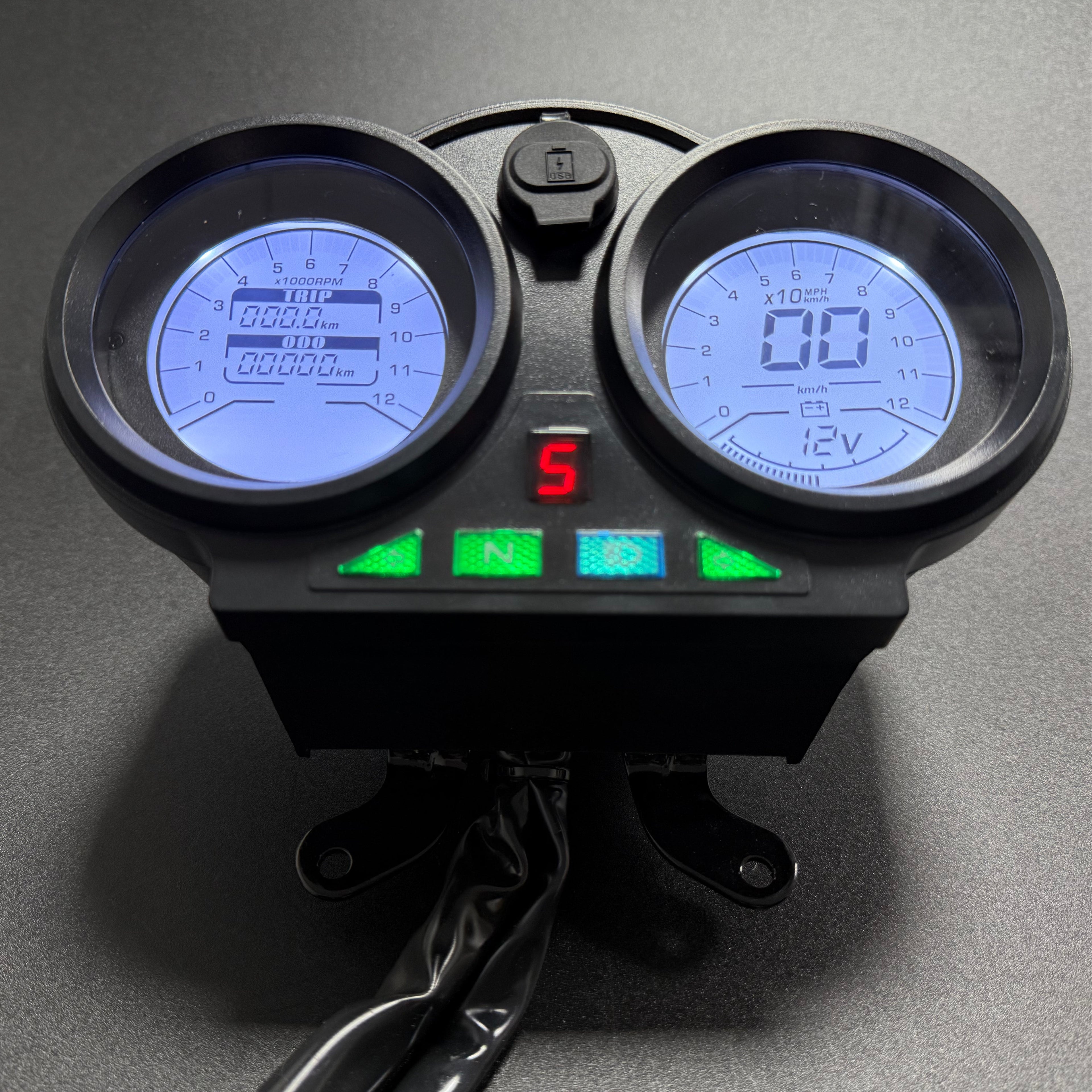 Painel digital para moto velocímetro tacômetro para (Bera SBR150 (Bera Moto 150cc CG))