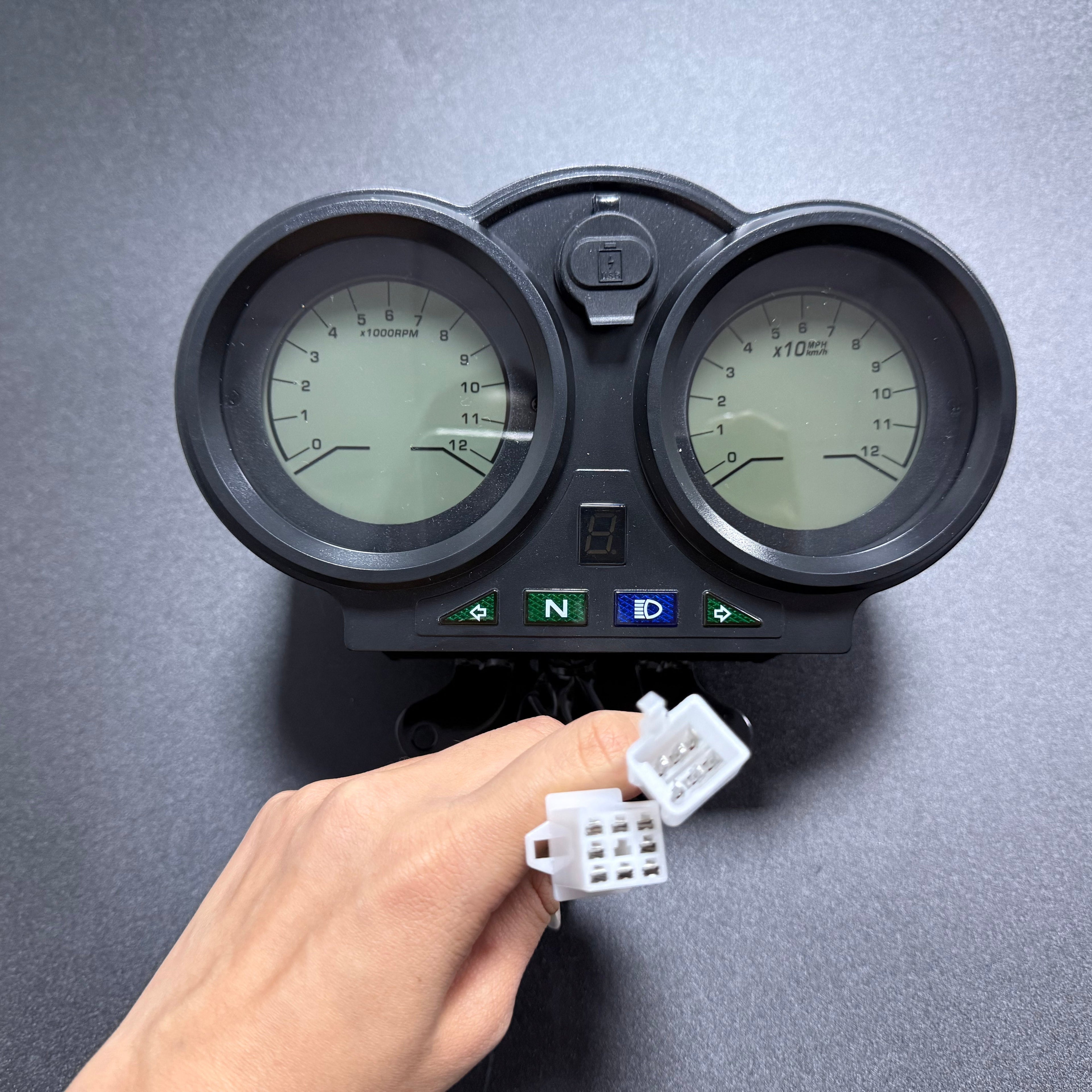 Painel digital para moto velocímetro tacômetro para (Bera SBR150 (Bera Moto 150cc CG))