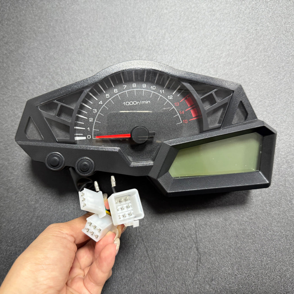 Painel digital para moto velocímetro tacômetro para (kawasaki ninja 250 fi/ z250/ 250fi 2 cilindros/ 4 tempos 2013 2014 2015 /300 /Z300 Dragon 200cc)