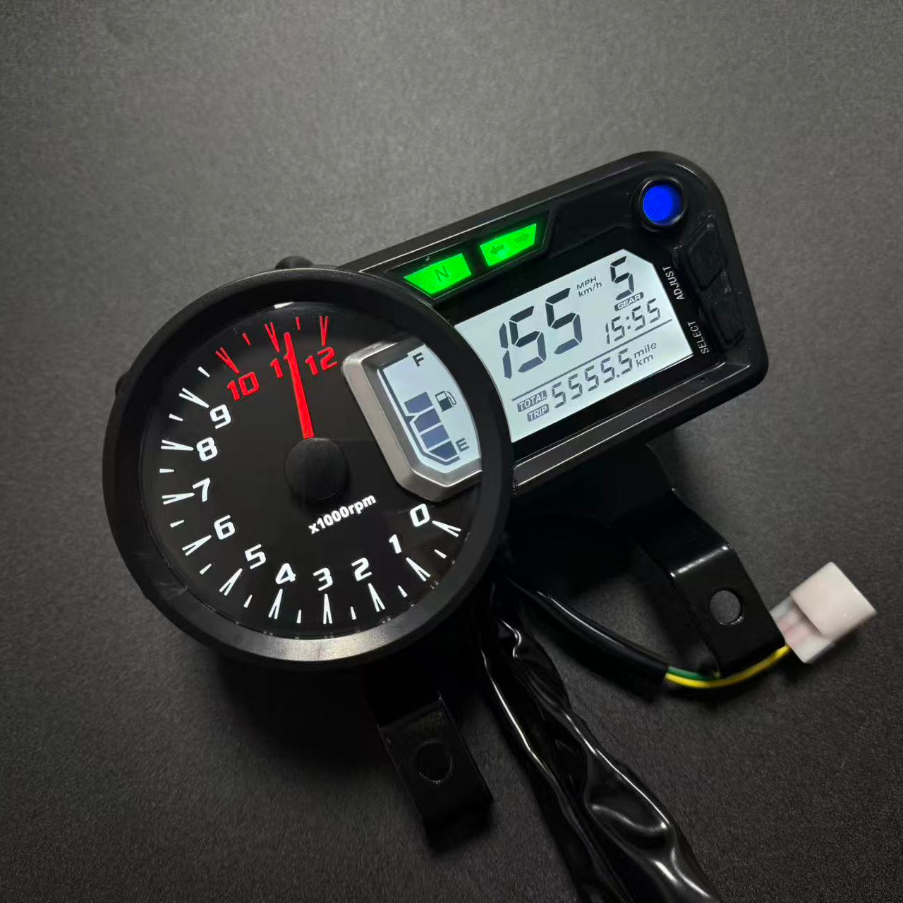 painel digital para moto velocímetro tacômetro para (Keeway RKV 125 200, Benelli VLX 150/Junak 125 S, Vento Tornado 300, Keeway 150 RK, Vento Tornado 250)