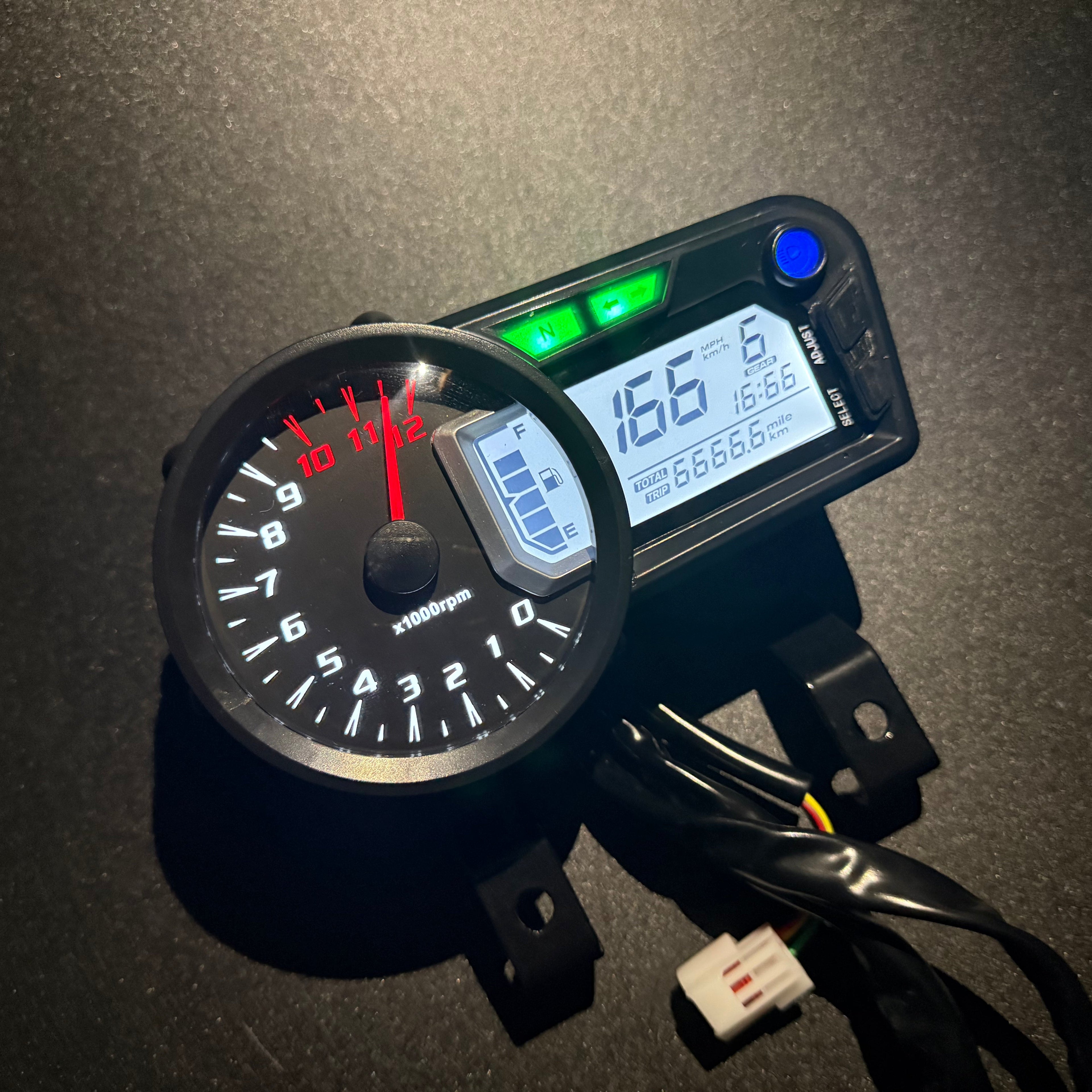 painel digital para moto velocímetro tacômetro para (Keeway RKV 125 200, Benelli VLX 150/Junak 125 S, Vento Tornado 300, Keeway 150 RK, Vento Tornado 250)