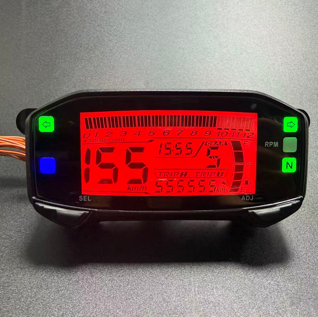Painel digital para moto velocímetro tacômetro para (Suzuki Gixxer150 SF, Gixxer150, Suzuki GSX R150, Suzuki DR-Z4SM)