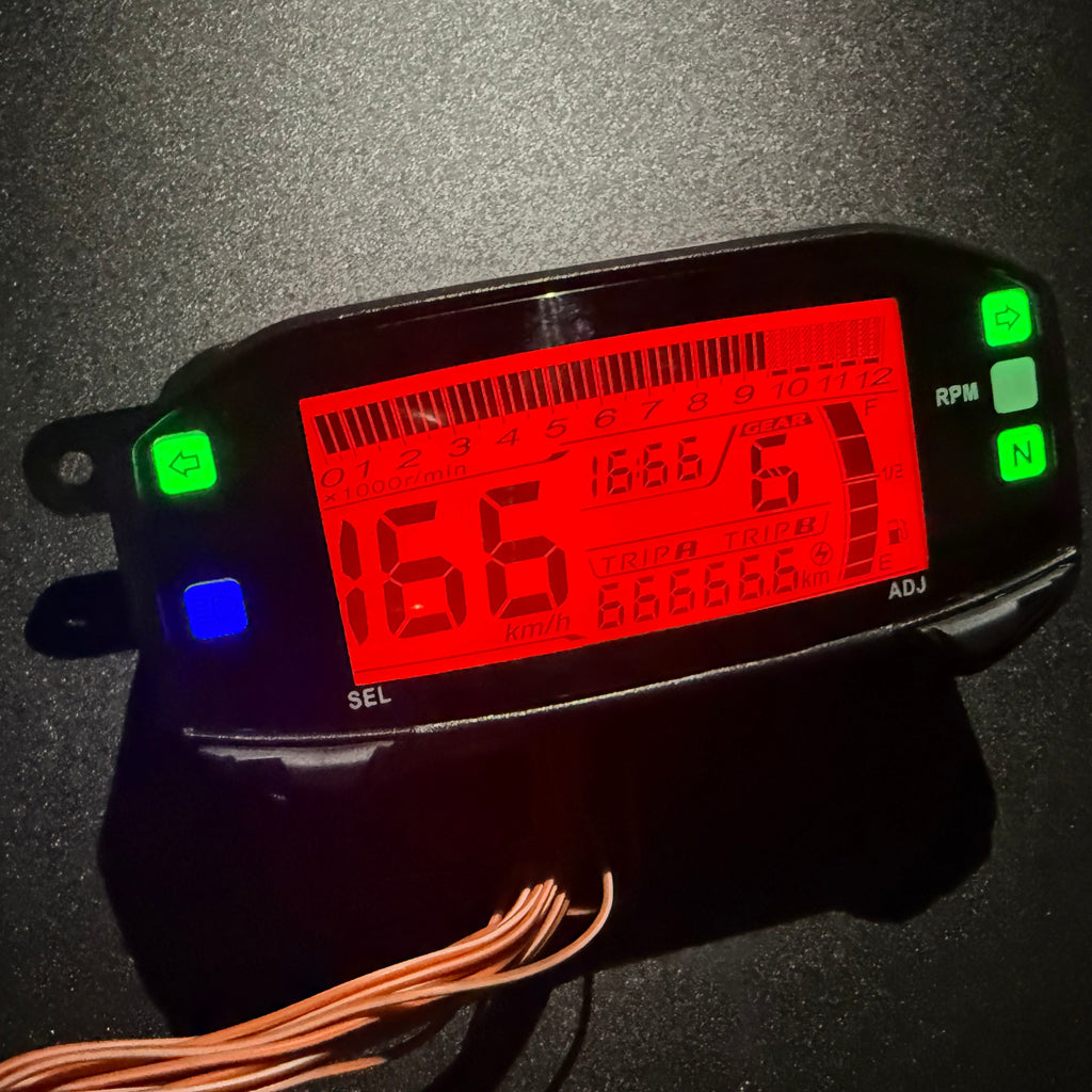 Painel digital para moto velocímetro tacômetro para (Suzuki Gixxer150 SF, Gixxer150, Suzuki GSX R150, Suzuki DR-Z4SM)