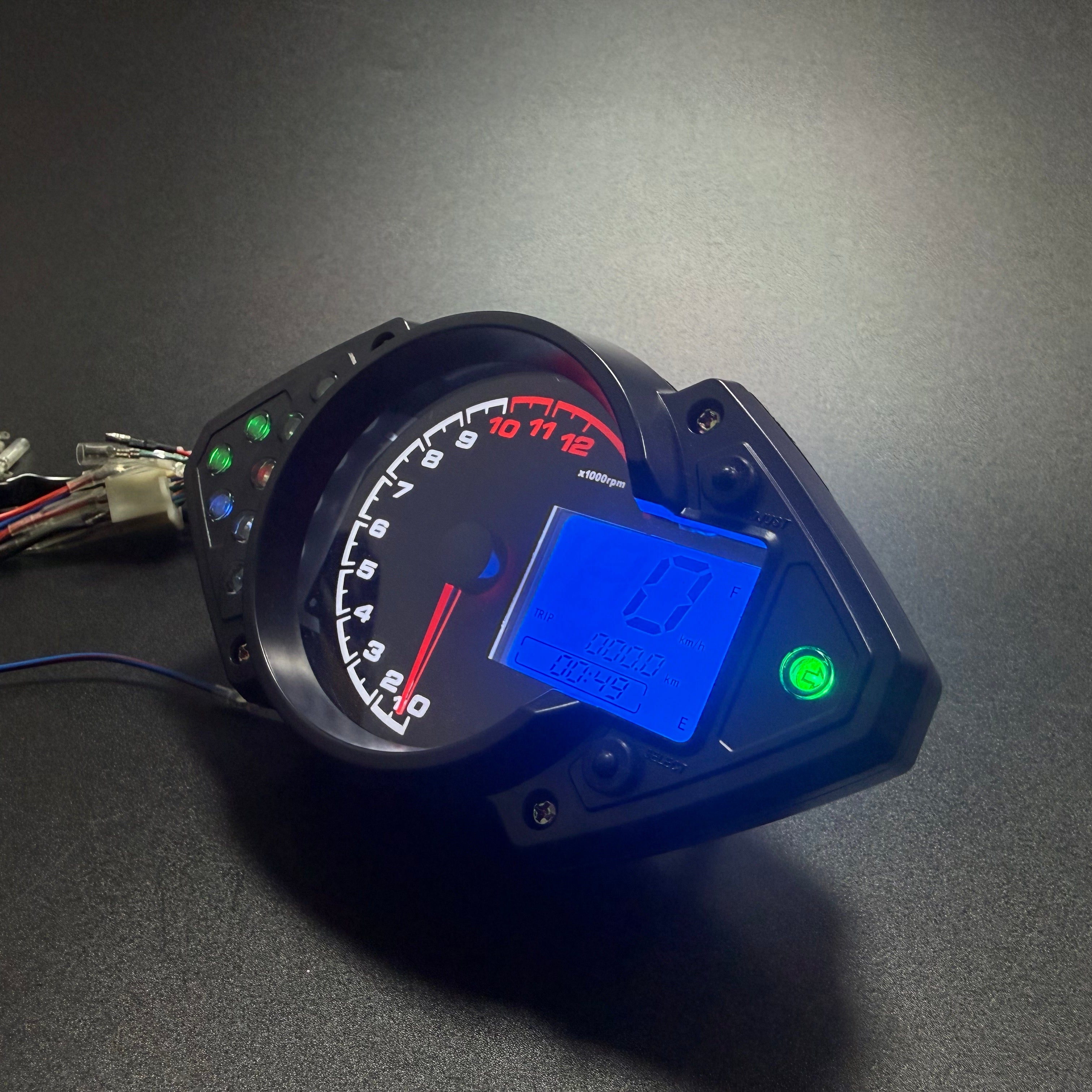 Painel digital para moto velocímetro tacômetro para (Keeway RKS 100cc 2v, RKS 125, Benelli VLM 150, Vigorey VLR 200, Keeway RSK 150, Keeway RKS 150 GS post)