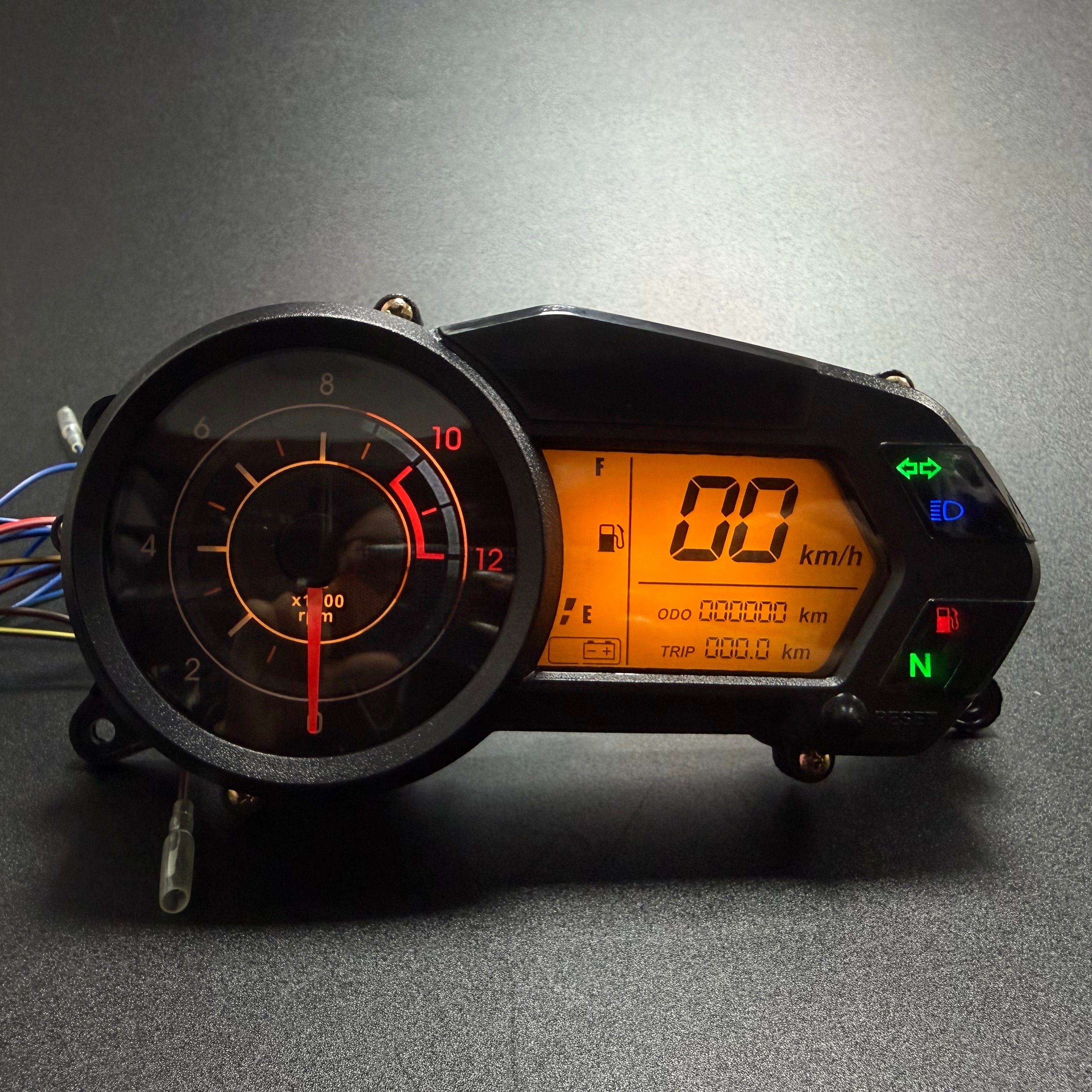 Painel digital para moto velocímetro tacômetro para (Bajaj Pulsar 135 LS Kawasaki Rouser 135LS Kawasaki Rouser NS125Fi)