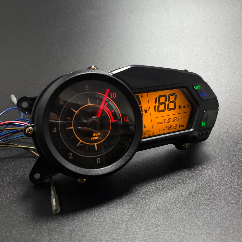 Painel digital para moto velocímetro tacômetro para (Bajaj Pulsar 135 LS Kawasaki Rouser 135LS Kawasaki Rouser NS125Fi)