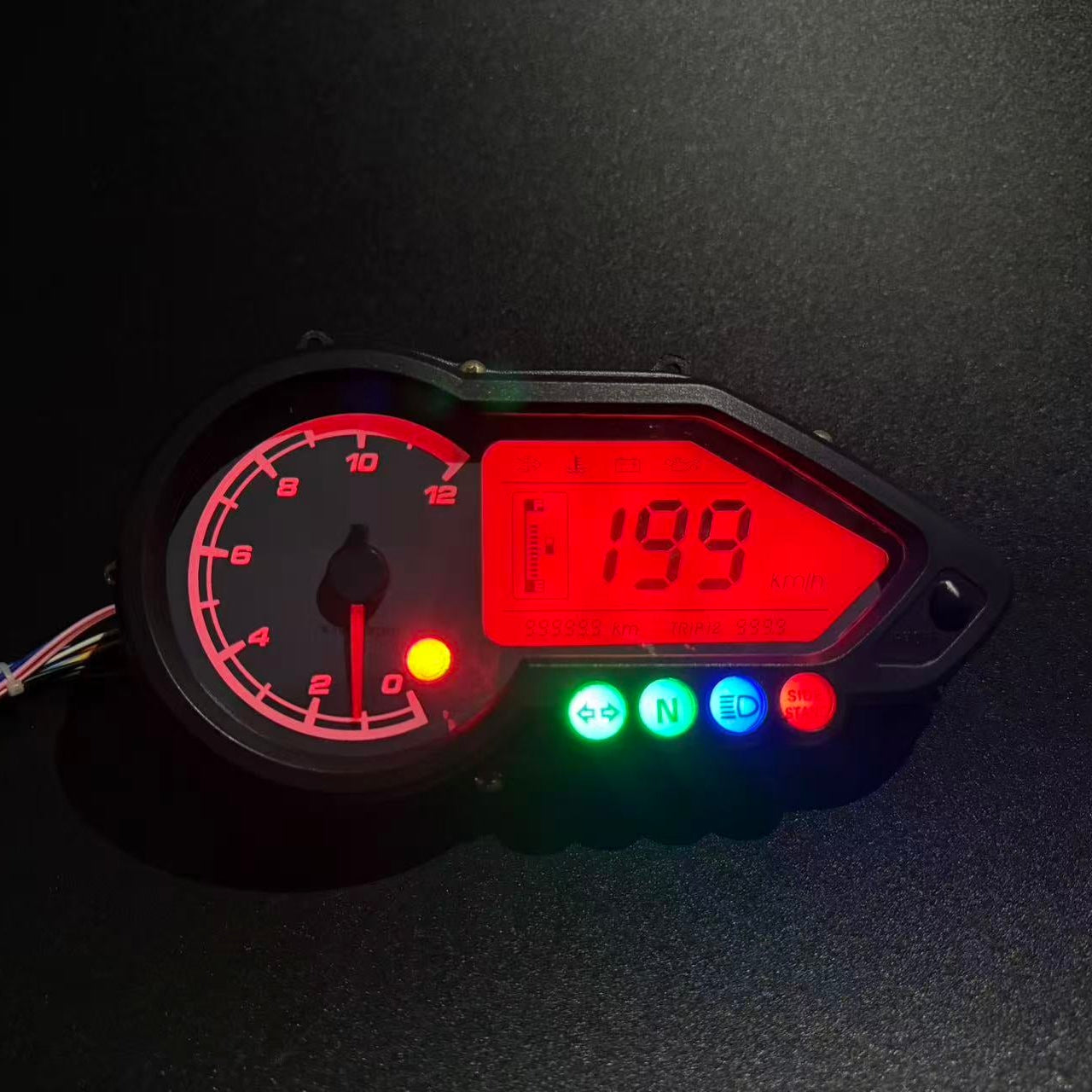 Painel digital para moto velocímetro tacômetro para (BAJAJ Pulsar 125 150 180 200 220NS)