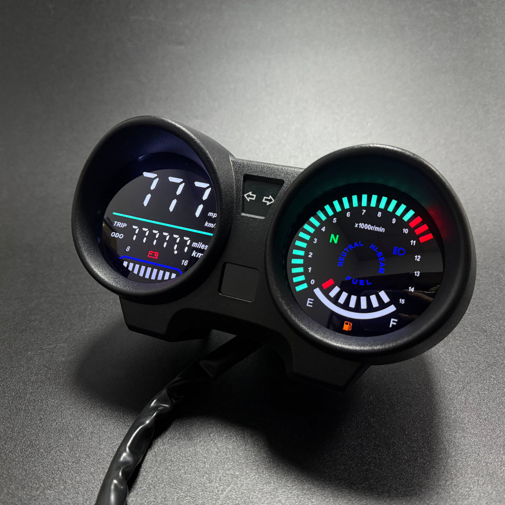 Painel digital de velocímetro e tacômetro para moto (Honda CG 150 Titan CG 150 Fan ESI)