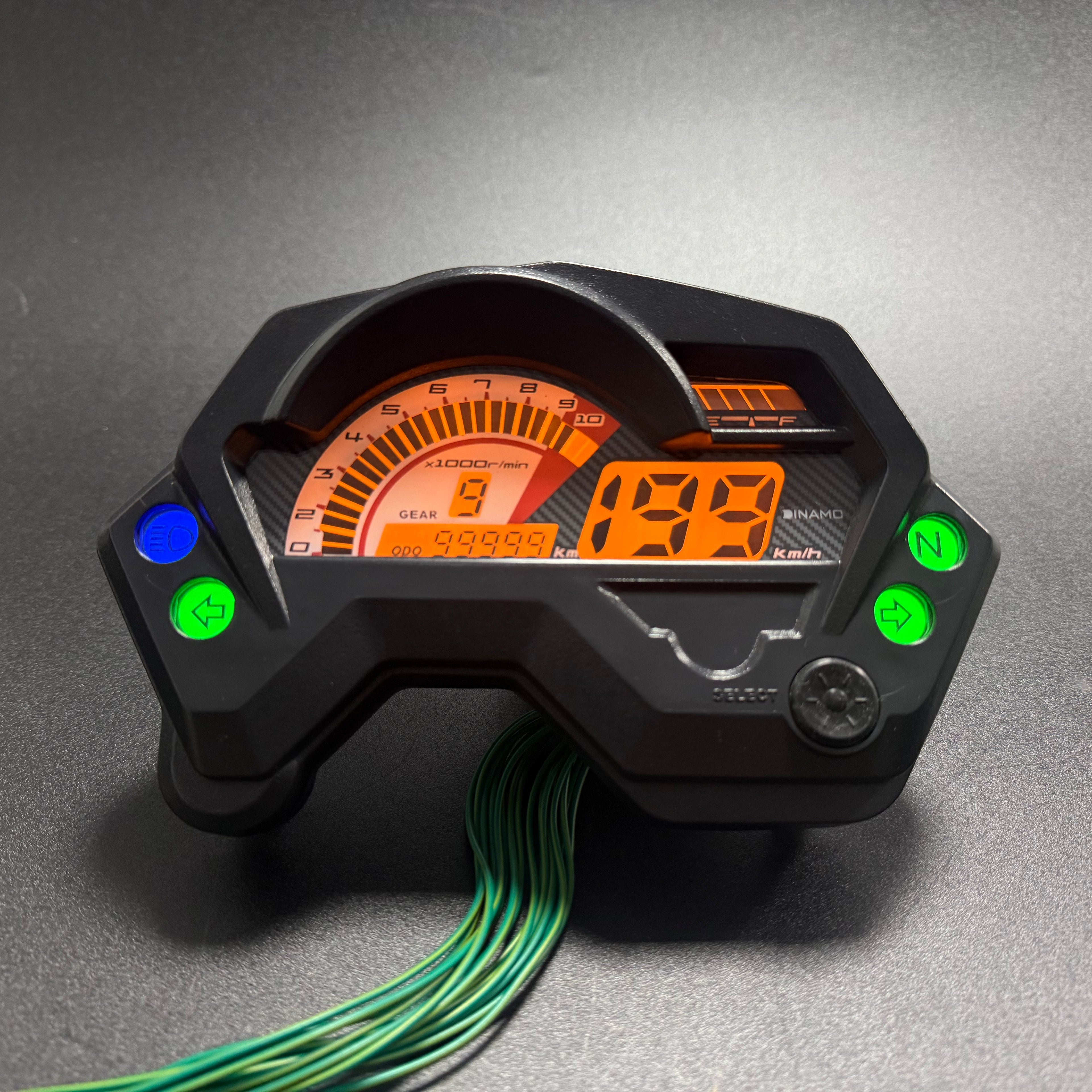 Painel digital para moto com velocímetro e tacômetro para (Yamaha FZ16, FZV1, Scooter Tryker Trike Gas 200cc, Romet RXC 125, Yamaha Fazer 150)