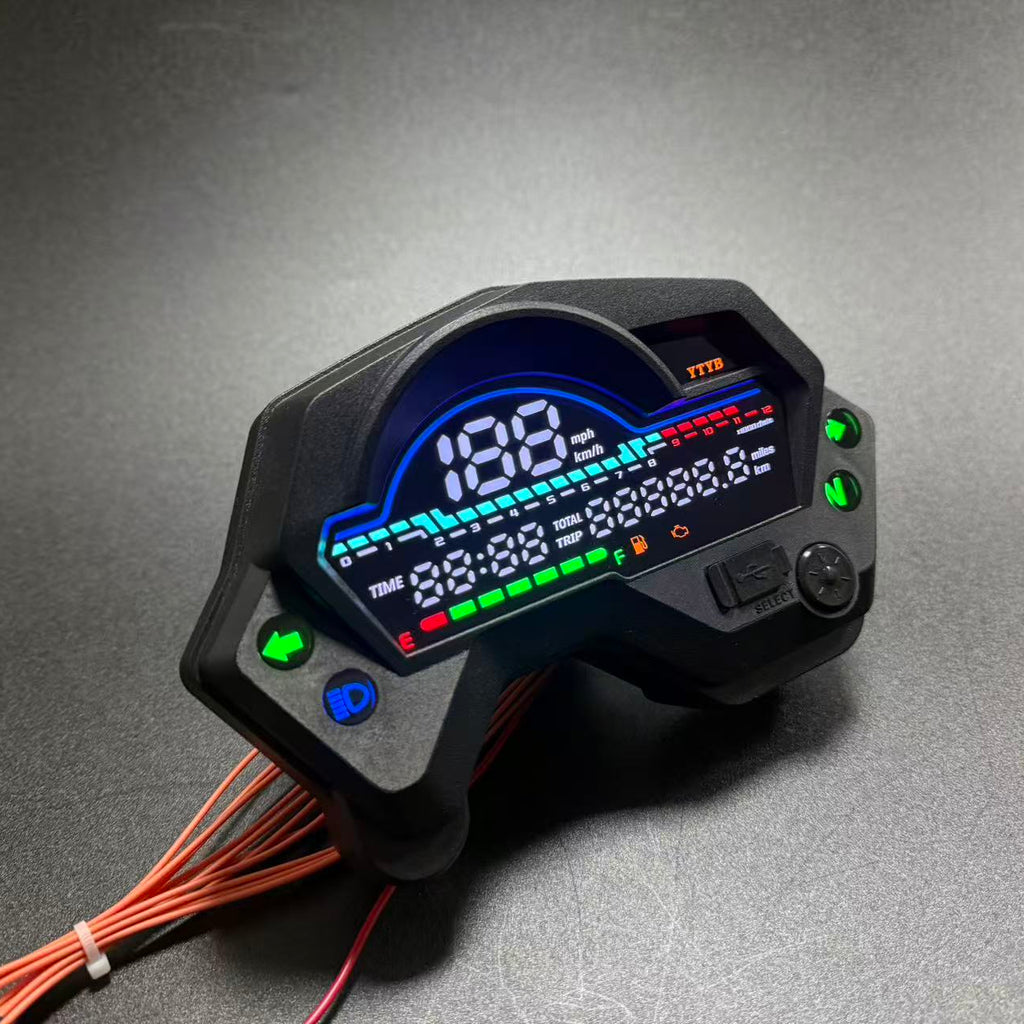 digital tablero para moto velocimetro tacometro for（Yamaha FZ16、FZV1，、Romet rxc 125、yamaha fazer 150）