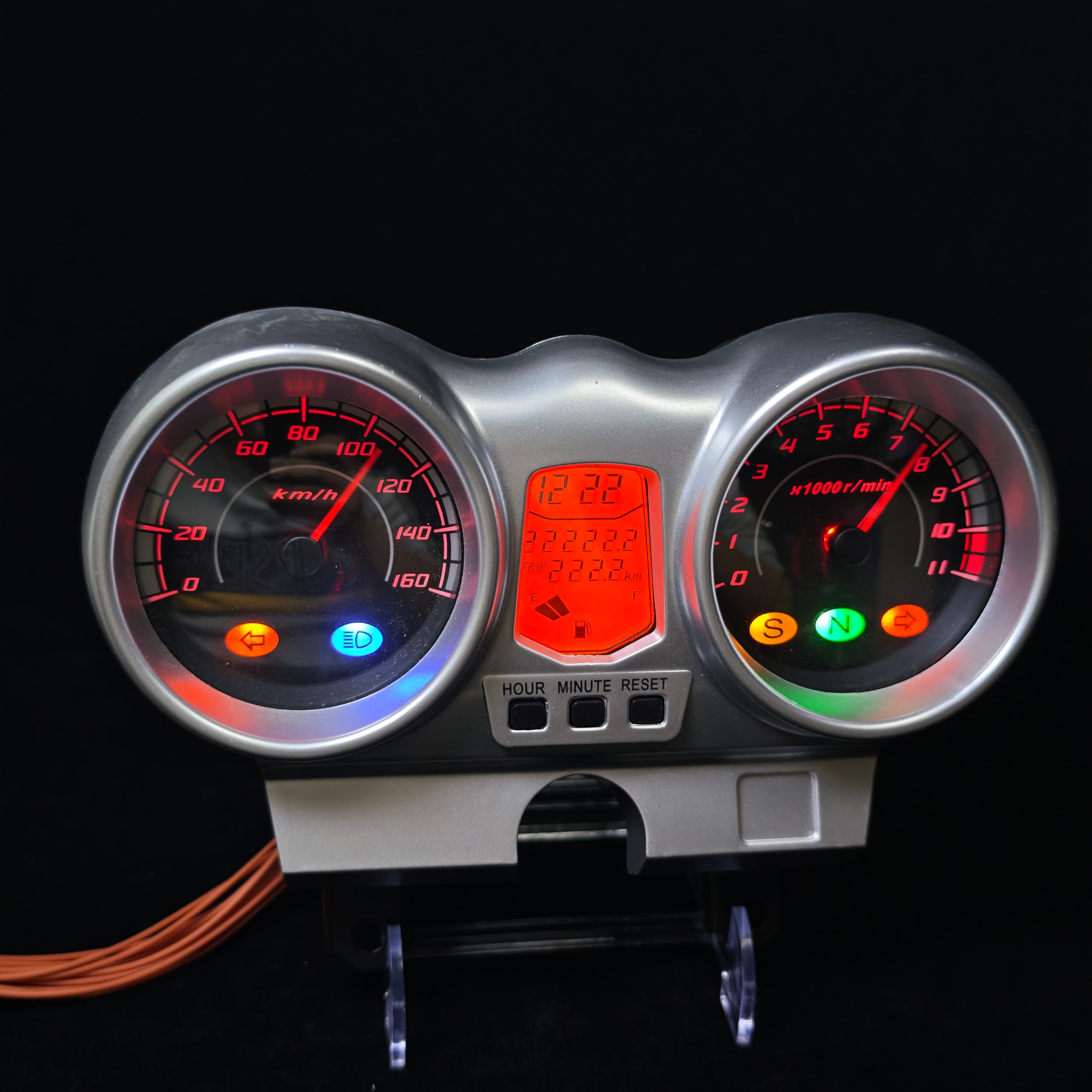 Painel digital de moto velocímetro tacômetro para (Honda CBX 250 Twister, CBF250 (2004-2012))