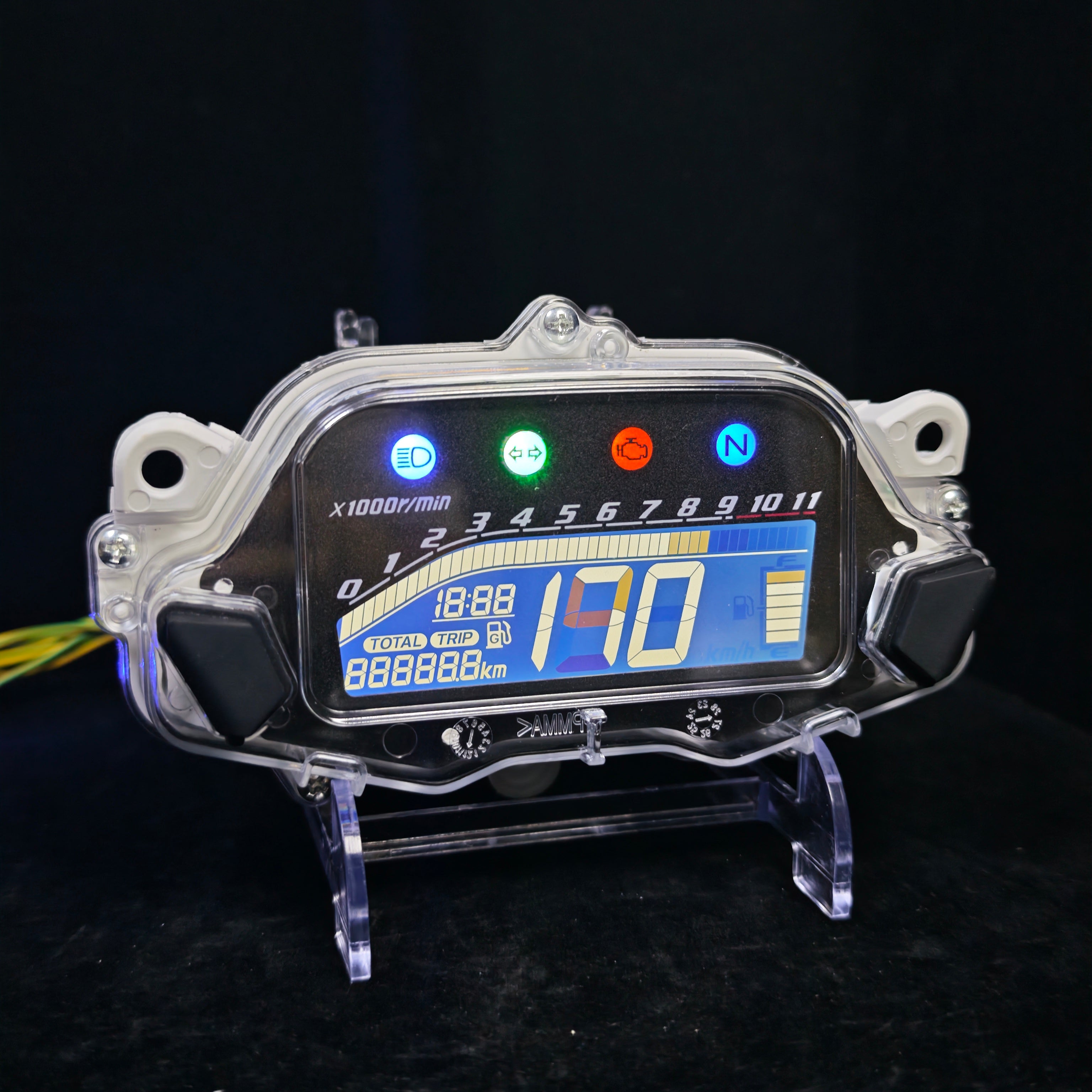 Painel digital para moto velocímetro tacômetro para (Honda CG Titan 160 Fan 2015-2024)