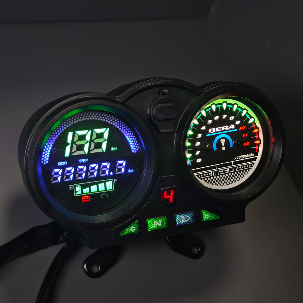 Painel digital para moto velocímetro tacômetro (Bera sbr150)
