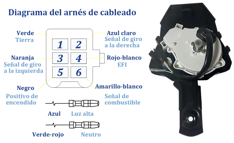 Painel digital para moto velocímetro tacômetro para (Honda Navi 110/110cc/B)