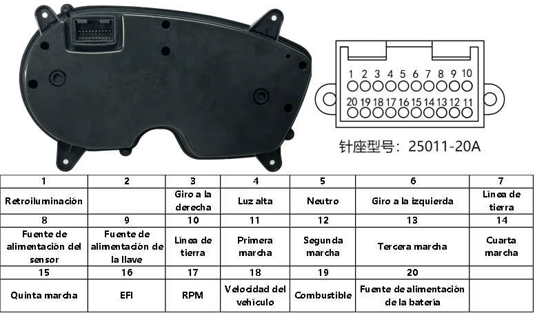 Painel digital para moto velocímetro tacômetro para (TVS Apache RTR 160, TVS Apache RTR 180)