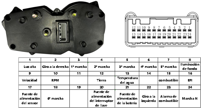 Painel digital para moto velocímetro tacômetro para (Vento Lithium 190 cc, Lithium 150, Hornet GT 200, Mondial 180 Z ONE S 2014-2019, Lexmoto zsx 125cc, Wanxin Rebel 200 2022, Ryuka RK200, FREEDOM F51, Painel NEXUS 150CG, Akt Ttr 180)