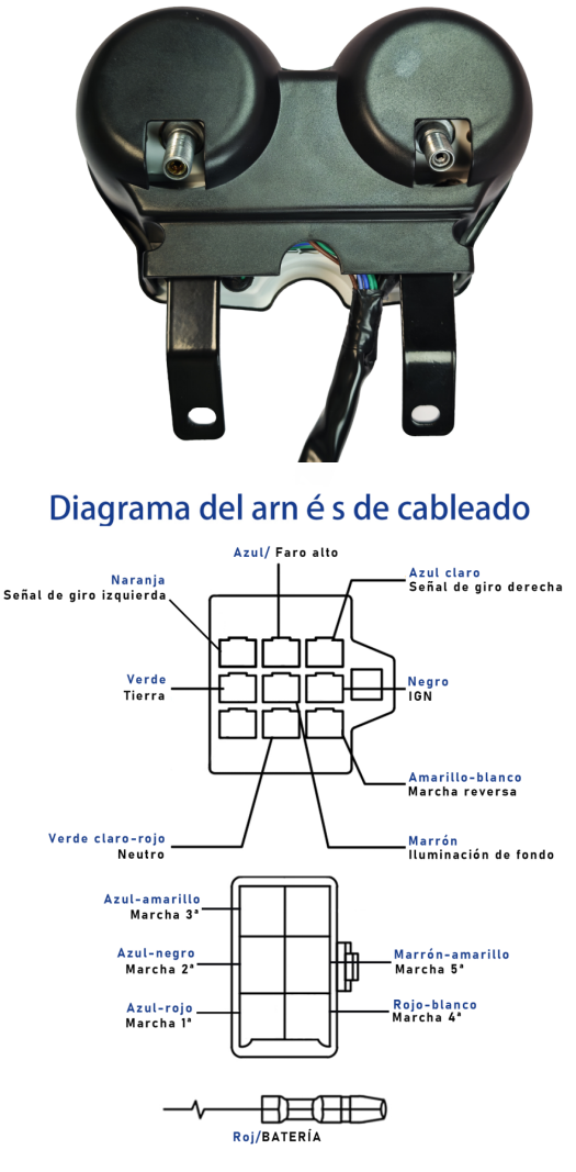 Painel digital para moto velocímetro tacômetro para (Suzuki Yes 125, Suzuki En125 En150 Gs125, Suzuki Thunder 125, Suzuki Gsr 150i, Suzuki En125-2a, Suzuki RGS 150i)