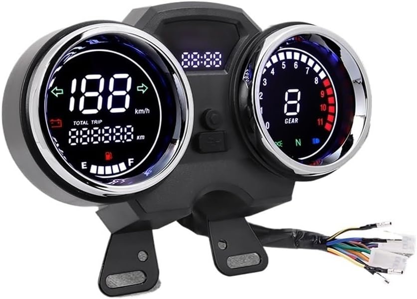 Painel digital universal para moto velocímetro tacômetro para (RC200 GN125F Suzuki GN125 GN150 GN 125 EN125 GSX125 QS125 Yes125)