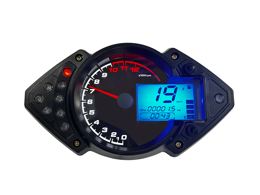 Painel digital para moto velocímetro tacômetro para (Keeway RKS 100cc 2v, RKS 125, Benelli VLM 150, Vigorey VLR 200, Keeway RSK 150, Keeway RKS 150 GS post)