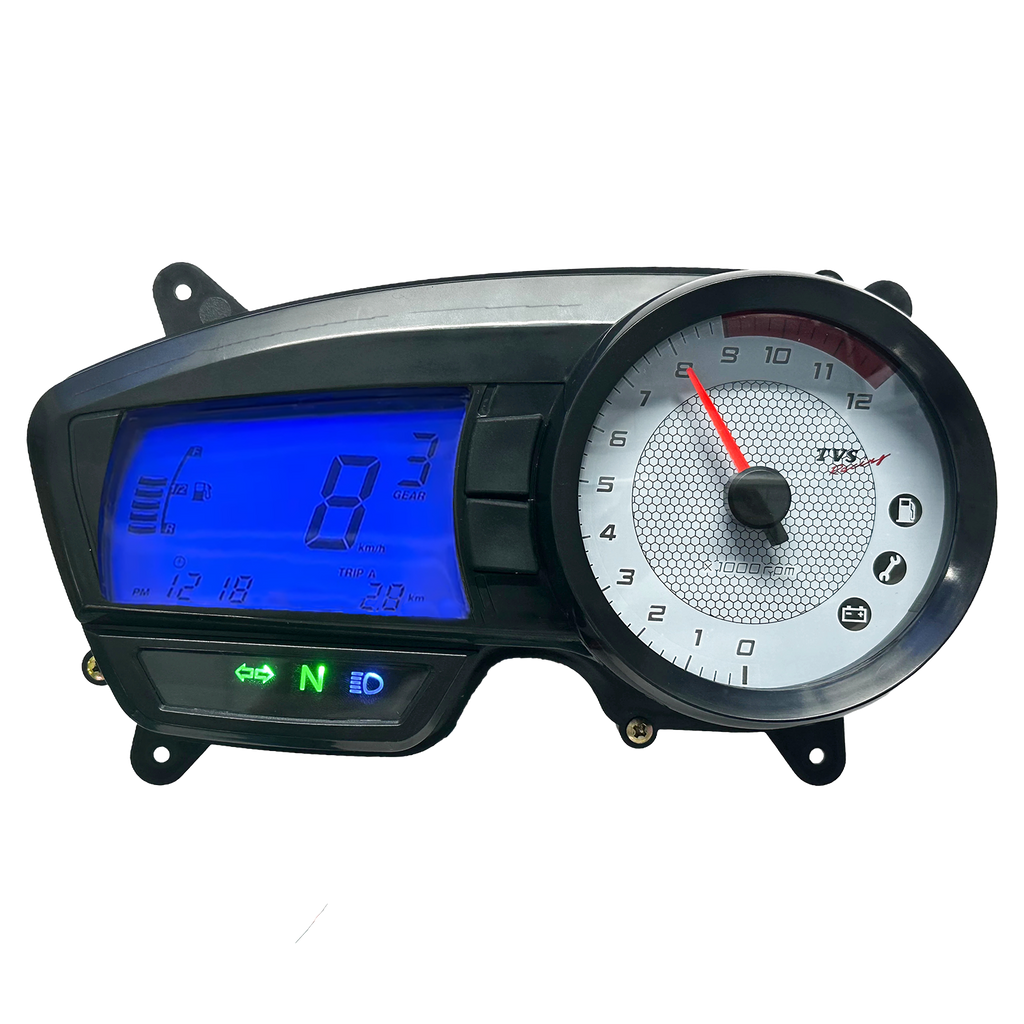 Painel digital para moto velocímetro tacômetro para (TVS Apache RTR 160, TVS Apache RTR 180)