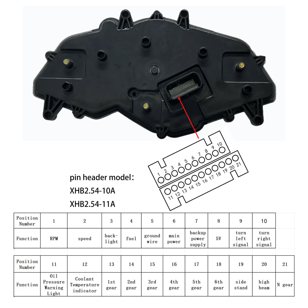Painel digital para moto velocímetro tacômetro para (Bajaj Pulsar 200NS, Bajaj Pulsar 125NS, Bajaj Pulsar 160NS, Kawasaki Rouser NS160 Fi, Kawasaki Rouser NS150, Kawasaki Rouser RS200)