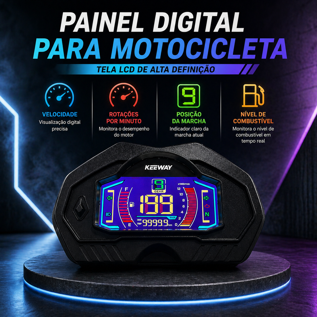 Painel digital para moto velocímetro tacômetro para (Toro Jaguar Tr 150cc, TORO JAGUAR 150)