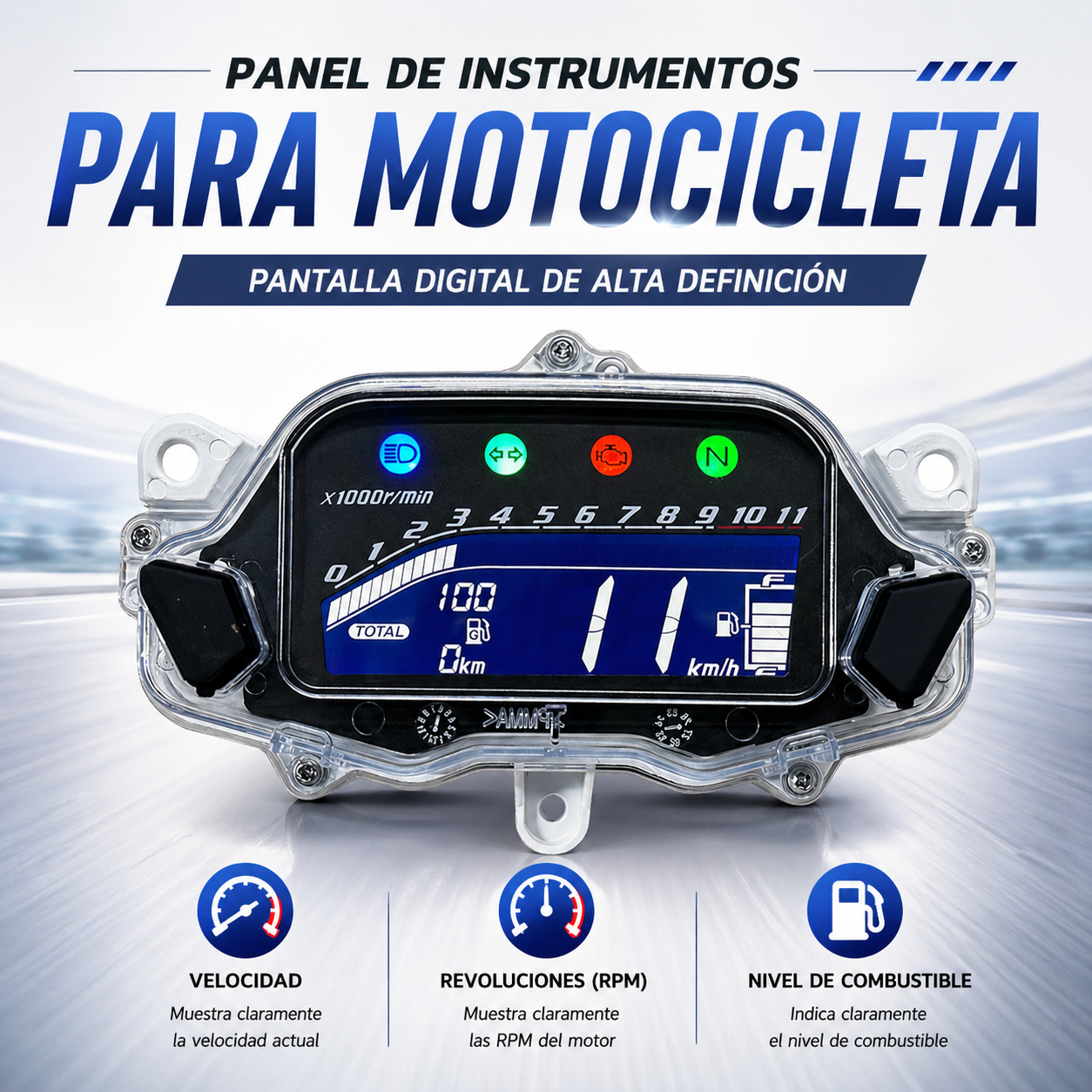Painel digital para moto velocímetro tacômetro para (Honda CG Titan 160 Fan 2015-2024)