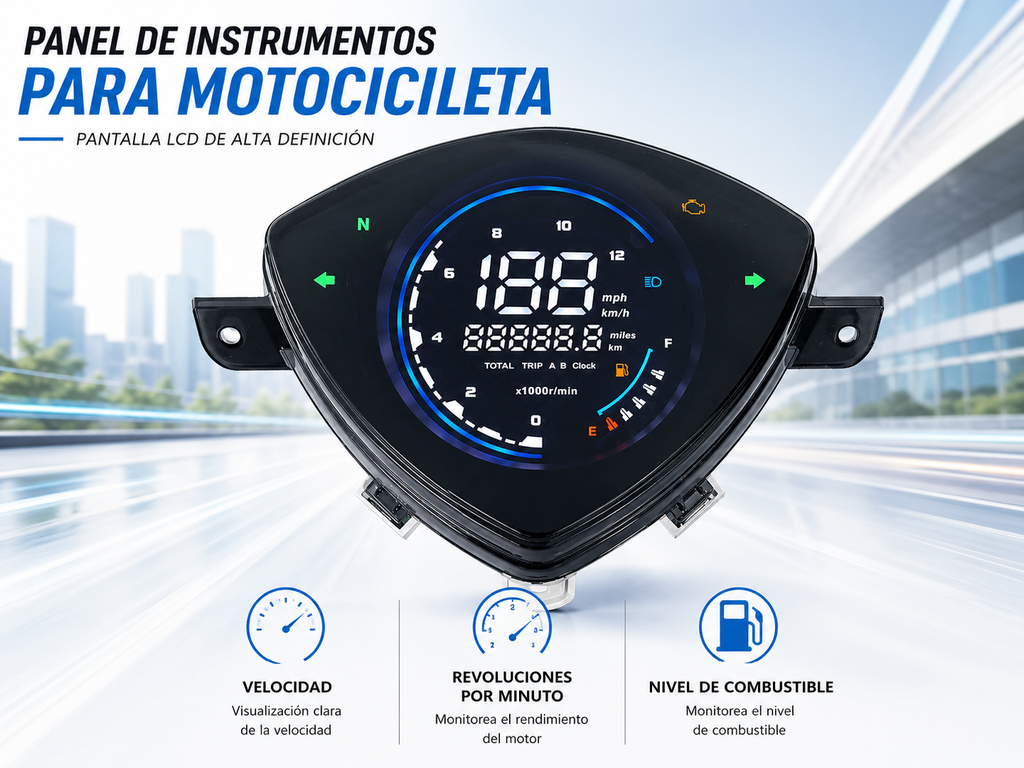 Painel digital para moto velocímetro tacômetro para (Suzuki Address 110, Suzuki Scooter 110, Suzuki UK110, Suzuki Address 110, Suzuki Address110)