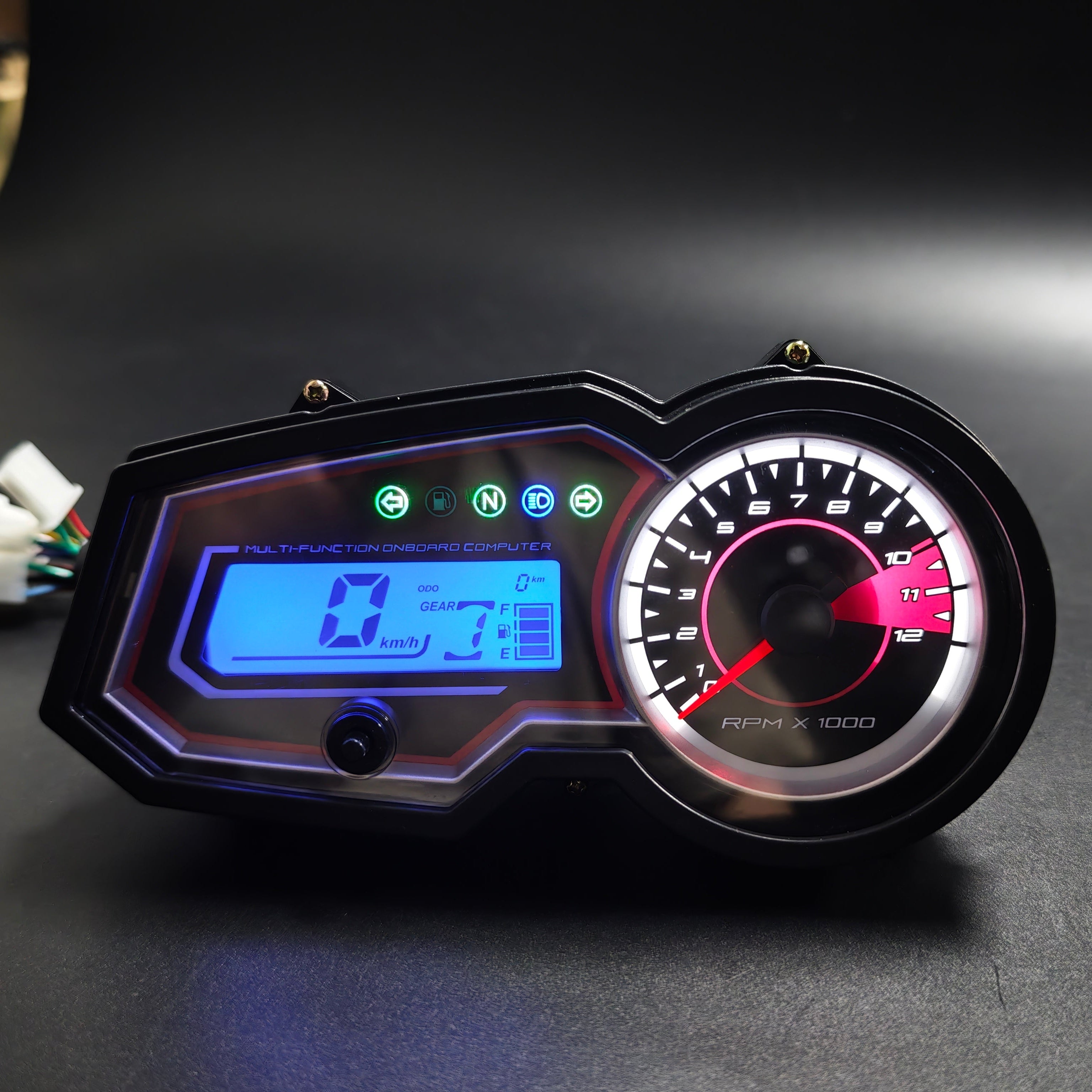 Painel digital para moto velocímetro tacômetro para (Vento Lithium 190 cc, Lithium 150, Hornet GT 200, Mondial 180 Z ONE S 2014-2019, Lexmoto zsx 125cc, Wanxin Rebel 200 2022, Ryuka RK200, FREEDOM F51, Painel NEXUS 150CG, Akt Ttr 180)