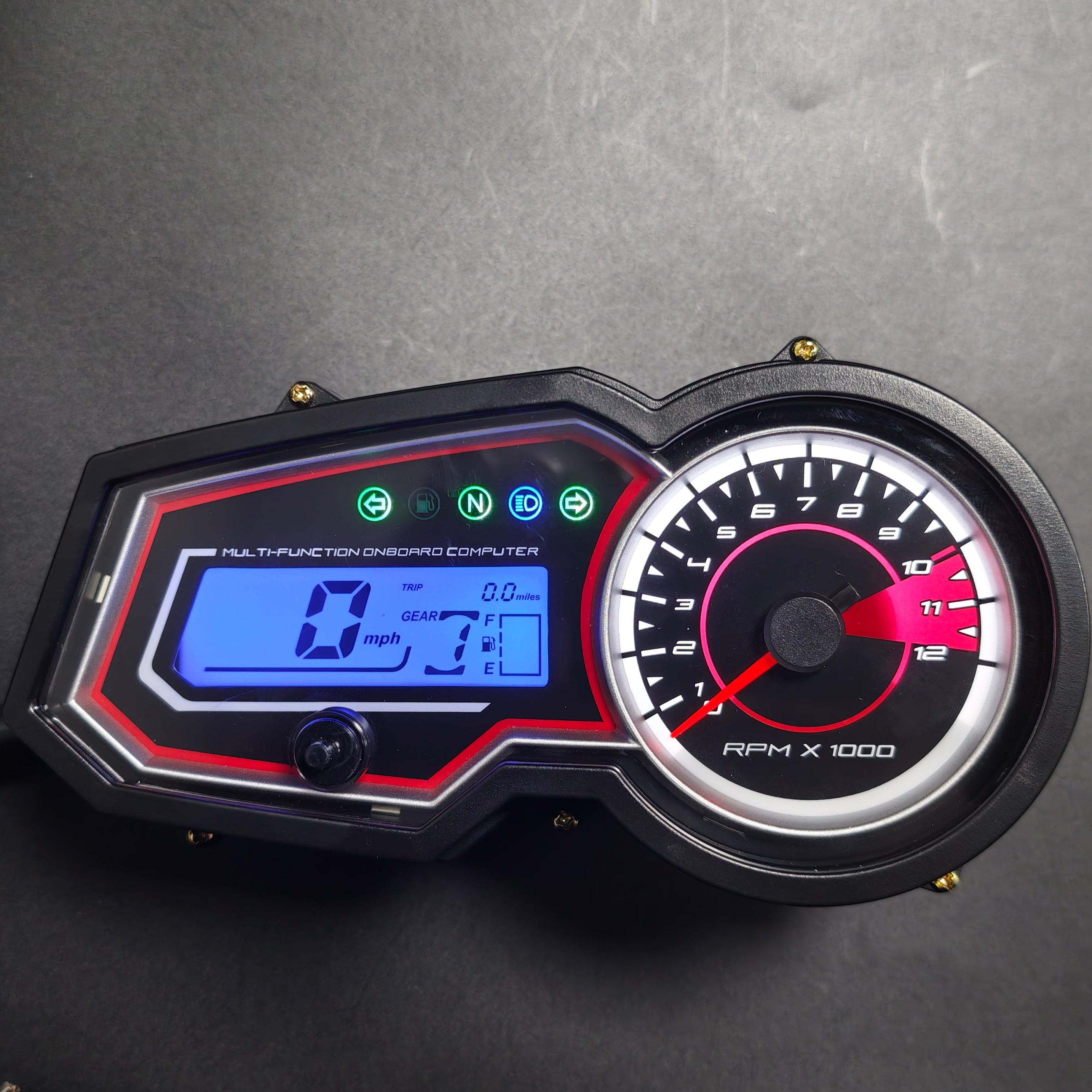 Painel digital para moto velocímetro tacômetro para (Vento Lithium 190 cc, Lithium 150, Hornet GT 200, Mondial 180 Z ONE S 2014-2019, Lexmoto zsx 125cc, Wanxin Rebel 200 2022, Ryuka RK200, FREEDOM F51, Painel NEXUS 150CG, Akt Ttr 180)
