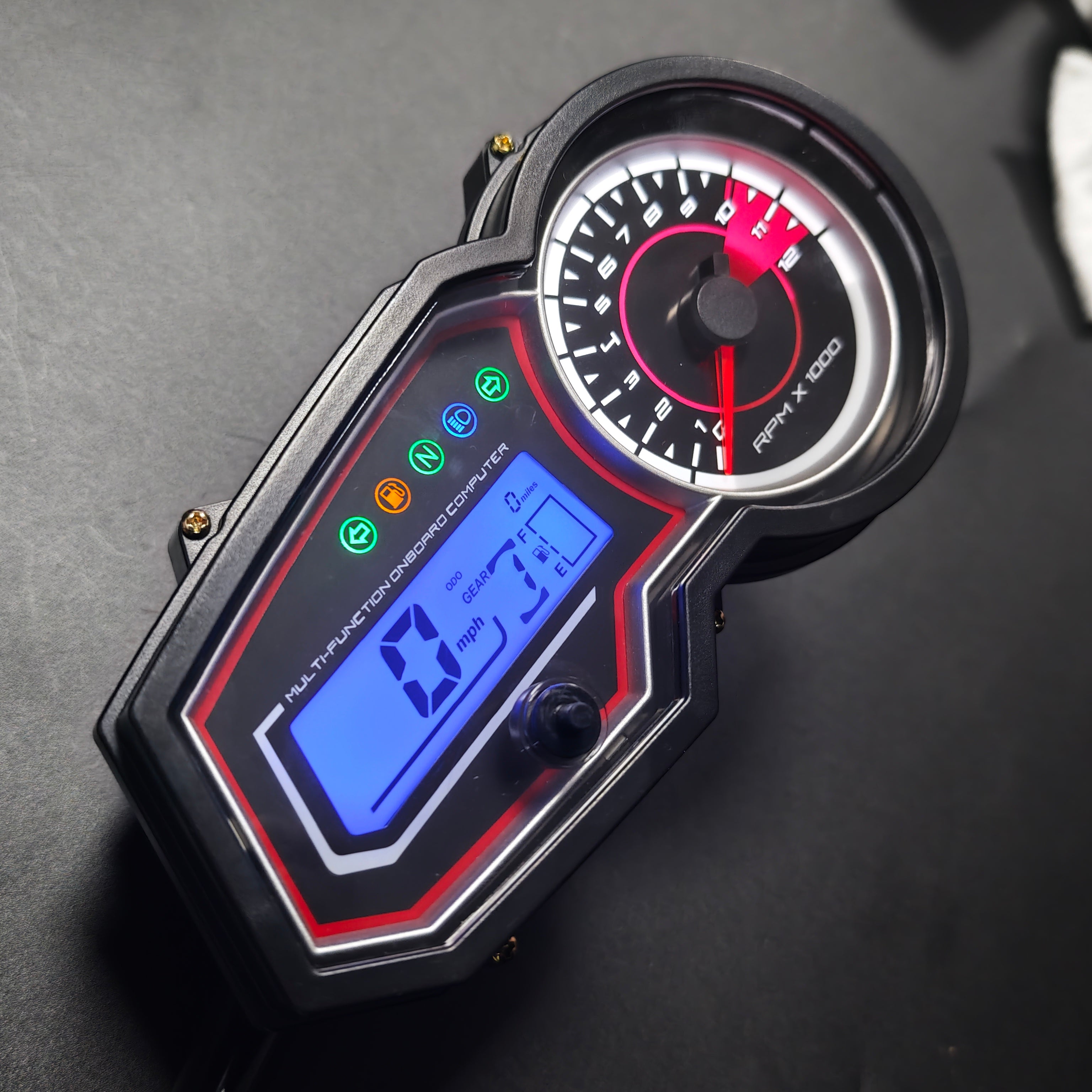 Painel digital para moto velocímetro tacômetro para (Vento Lithium 190 cc, Lithium 150, Hornet GT 200, Mondial 180 Z ONE S 2014-2019, Lexmoto zsx 125cc, Wanxin Rebel 200 2022, Ryuka RK200, FREEDOM F51, Painel NEXUS 150CG, Akt Ttr 180)