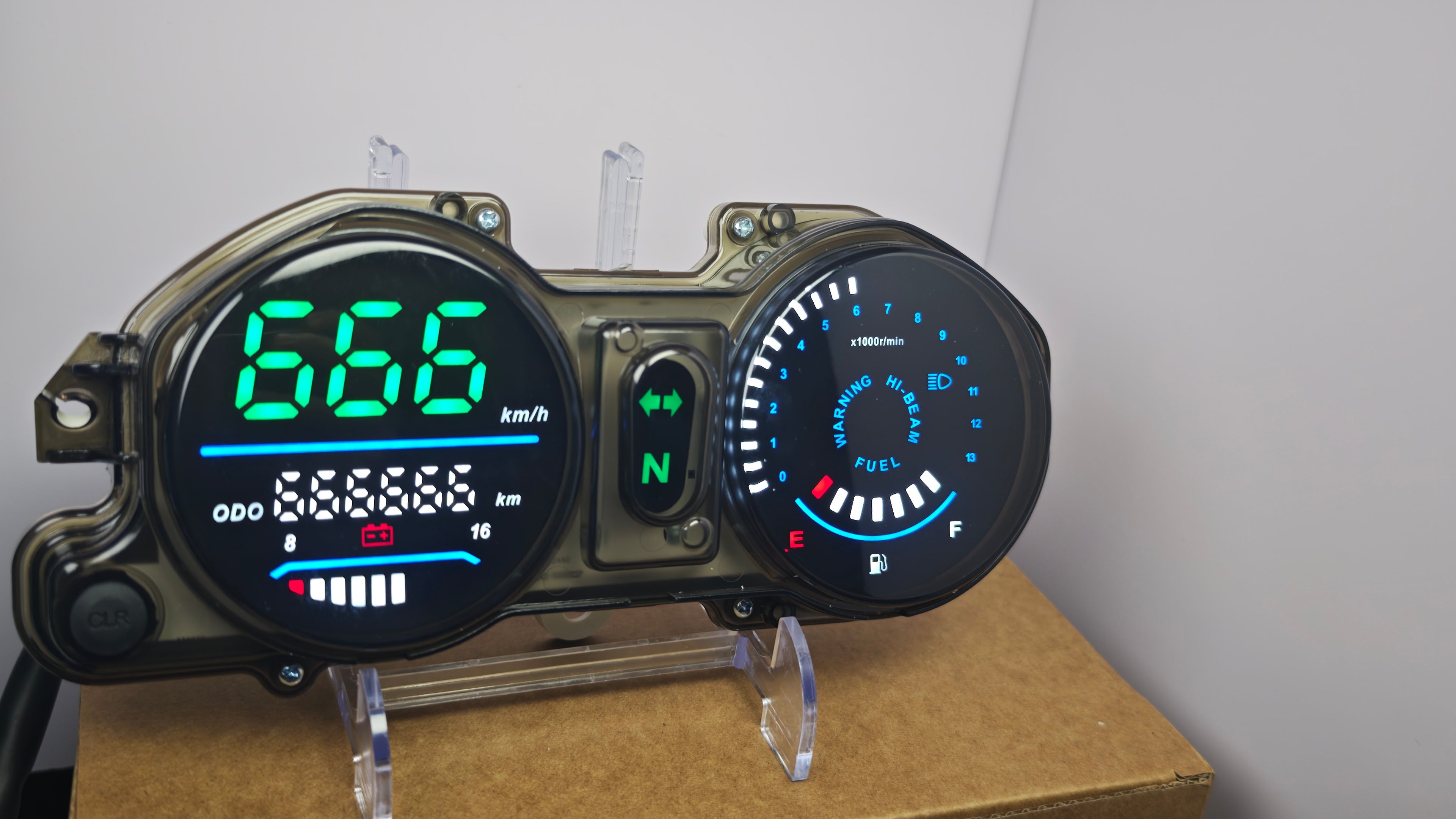 Painel digital universal para moto velocímetro tacômetro para (Titan 150 ESD 2009 CG Titan 150 painel Honda Titan Mix 150)