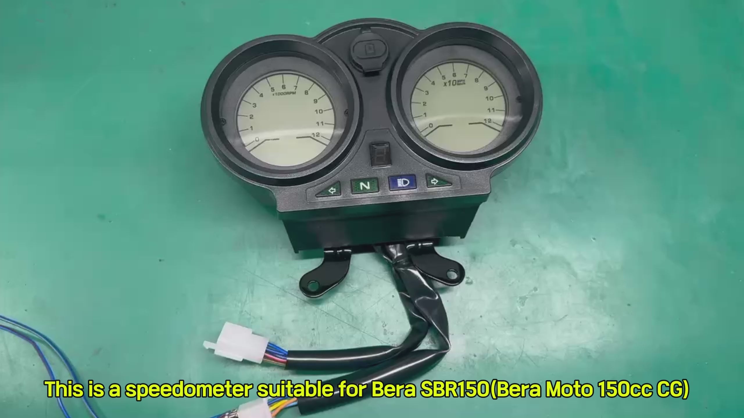 Painel digital para moto velocímetro tacômetro para (Bera SBR150 (Bera Moto 150cc CG))
