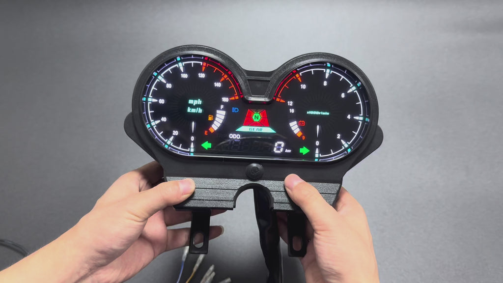 painel digital para moto velocímetro tacômetro para （Honda CG 125 deluxe, CG 125 DLX Italika Forza 150, FT150 Gts Mototaxi 150 Land Roys RICO LR 150-28 Zongshen zs-150, Chambera 150, RX150）