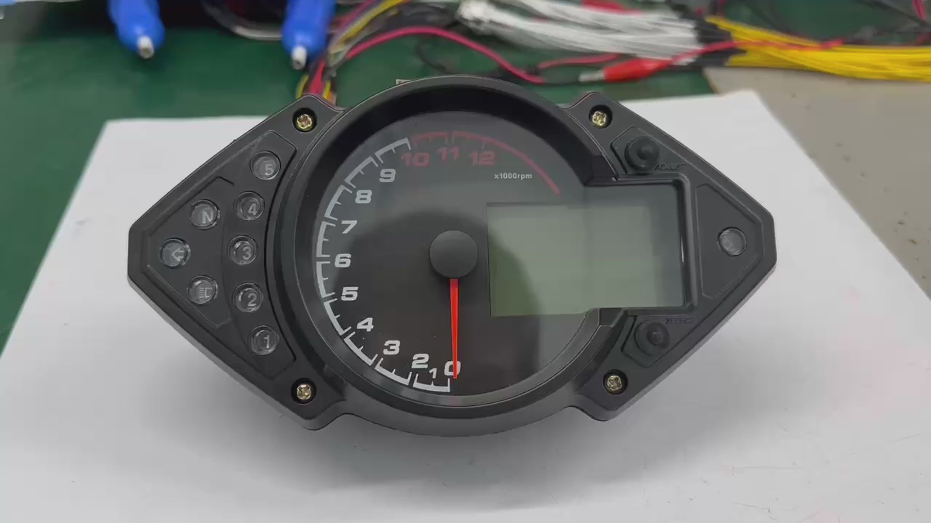 Painel digital para moto velocímetro tacômetro para (Keeway RKS 100cc 2v, RKS 125, Benelli VLM 150, Vigorey VLR 200, Keeway RSK 150, Keeway RKS 150 GS post)