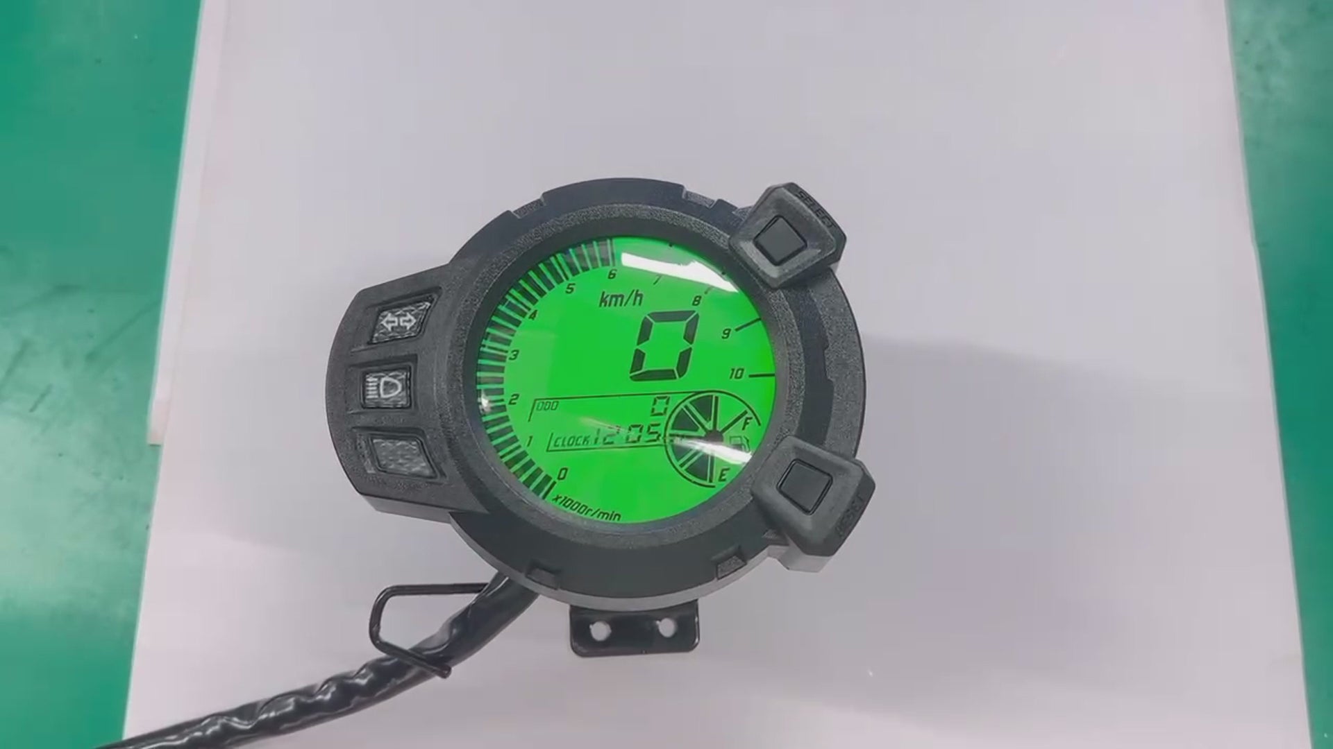 Painel digital universal para velocímetro e tacômetro de moto (Yamaha Zuma125, BWS125, YW125, Kymco Agility 125, XBWS 125, Cross 2.0 125 ccm rot, DUCONDA DUX 150, speedo/Digitalmeter KTC xride (TTX) di fino fi 115)