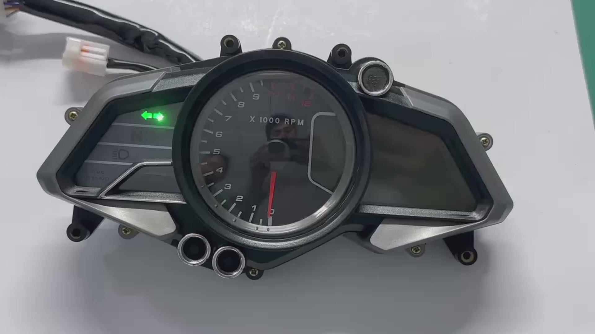 Painel digital para moto velocímetro tacômetro para (Bajaj Pulsar 200NS, Bajaj Pulsar 125NS, Bajaj Pulsar 160NS, Kawasaki Rouser NS160 Fi, Kawasaki Rouser NS150, Kawasaki Rouser RS200)