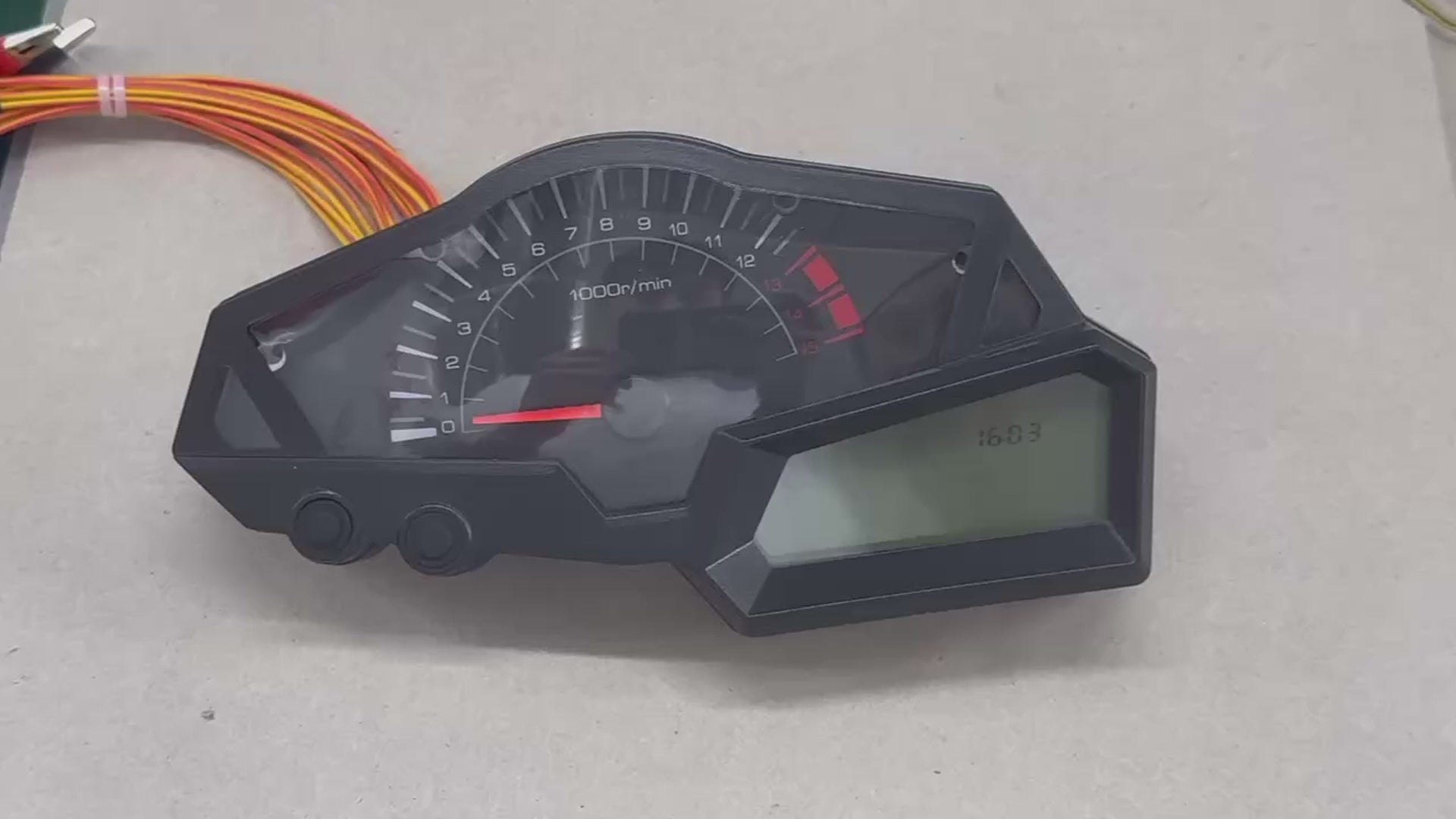 Painel digital para moto velocímetro tacômetro para (kawasaki ninja 250 fi/ z250/ 250fi 2 cilindros/ 4 tempos 2013 2014 2015 /300 /Z300 Dragon 200cc)