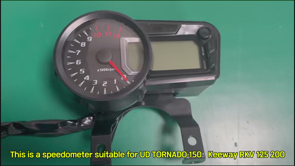 painel digital para moto velocímetro tacômetro para (Keeway RKV 125 200, Benelli VLX 150/Junak 125 S, Vento Tornado 300, Keeway 150 RK, Vento Tornado 250)