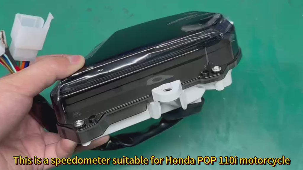 Painel digital para moto velocímetro tacômetro para (Honda POP110i)