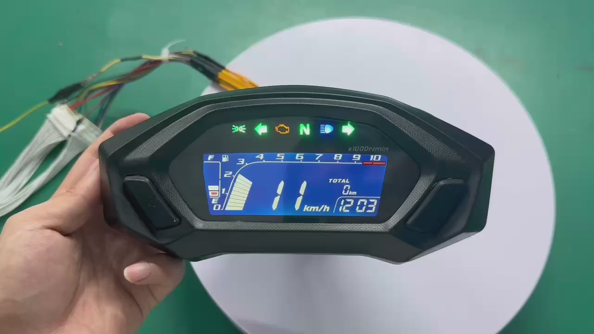 Painel digital para moto velocímetro tacômetro para (Honda CBF190R, CB190)