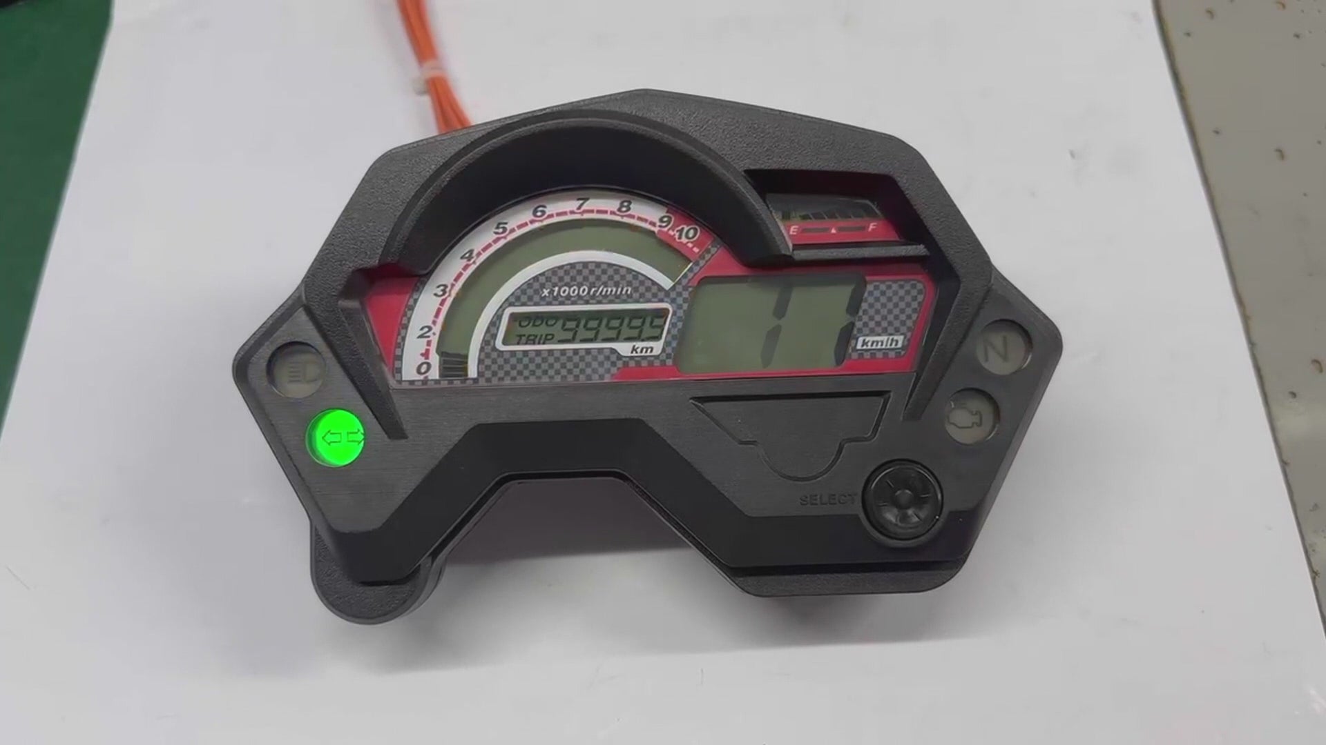 Painel digital para moto com velocímetro e tacômetro para (Yamaha FZ16, FZV1, Scooter Tryker Trike Gas 200cc, Romet RXC 125, Yamaha Fazer 150)
